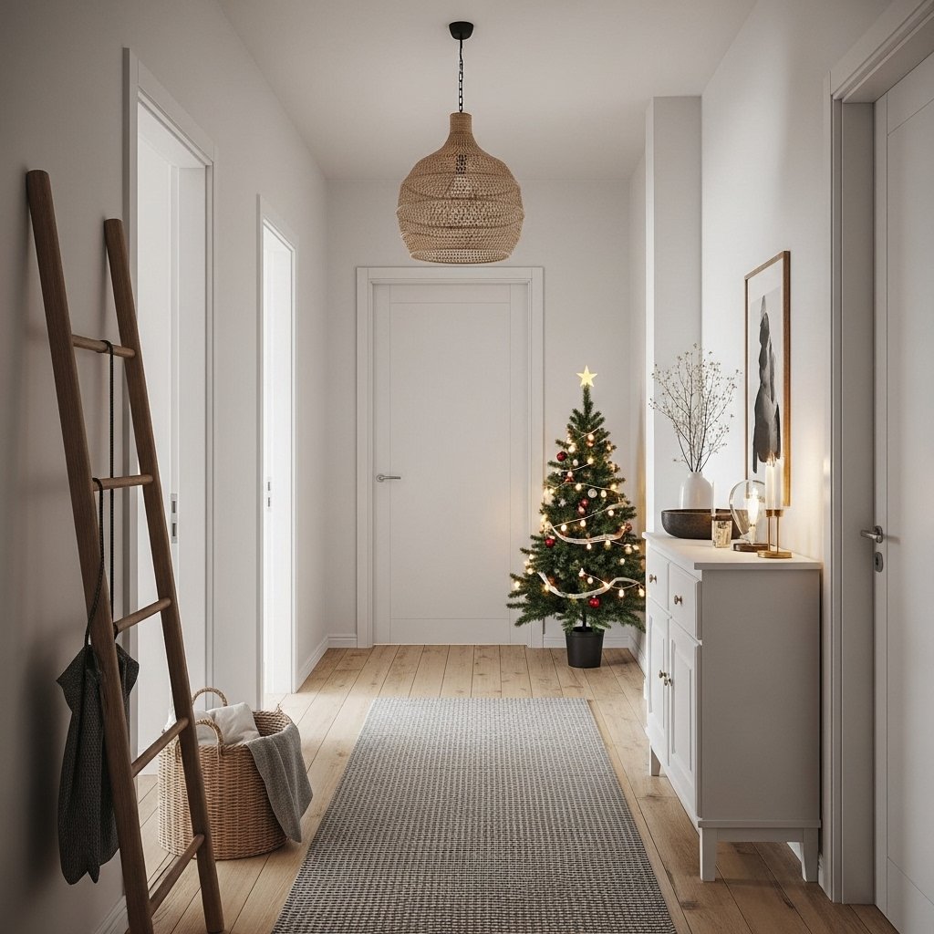 Minimalist Scandinavian Hallway