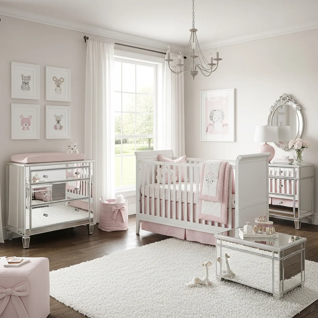  Mirrored Furniture Accents