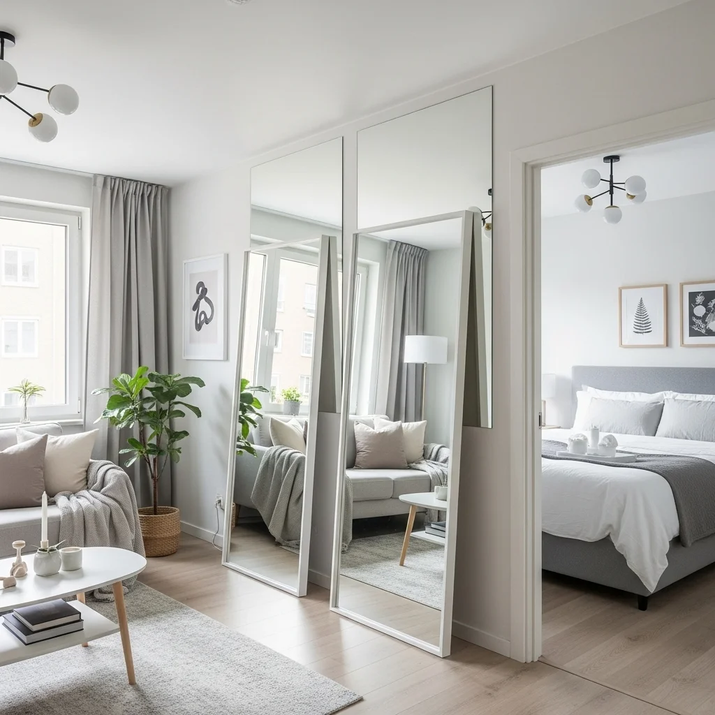 Mirrors to Expand Space