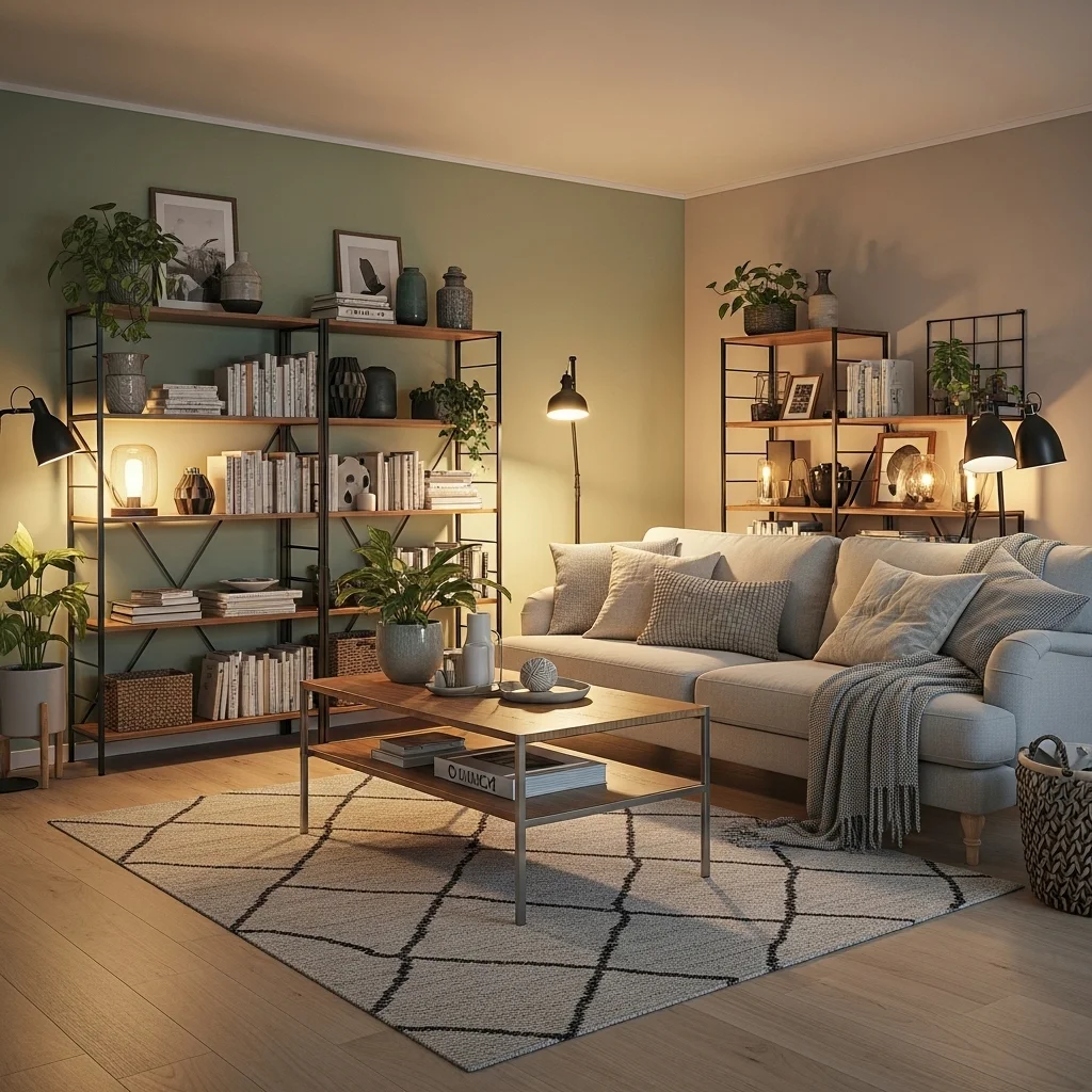 Mix Metal and Wood Finishes