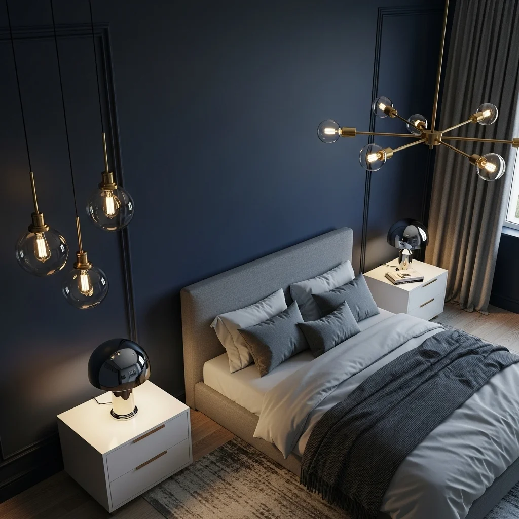 Mix in Metallic Lighting Fixtures