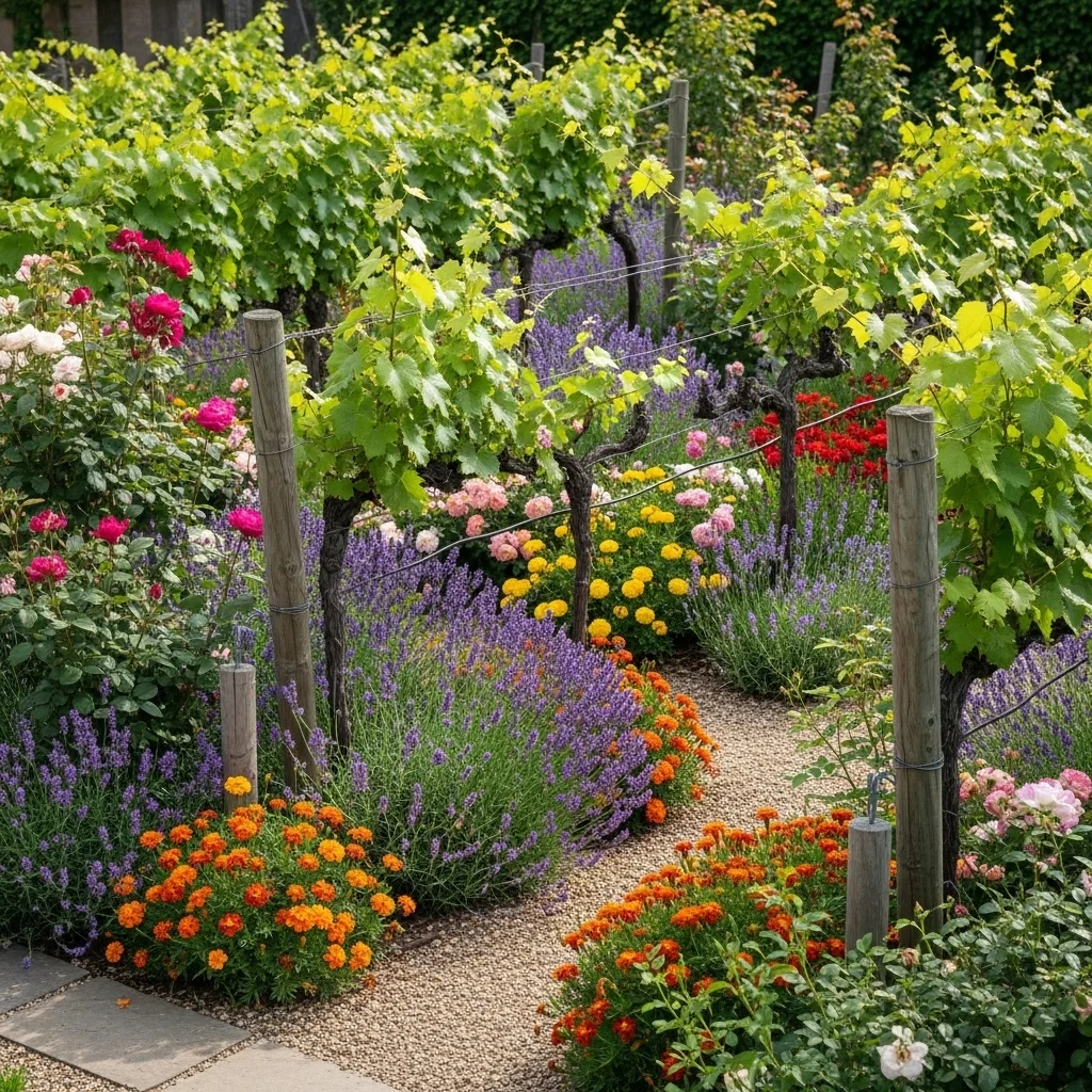  Mixed Vine and Flower Borders
