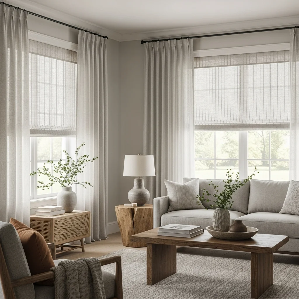 Neutral Window Treatments