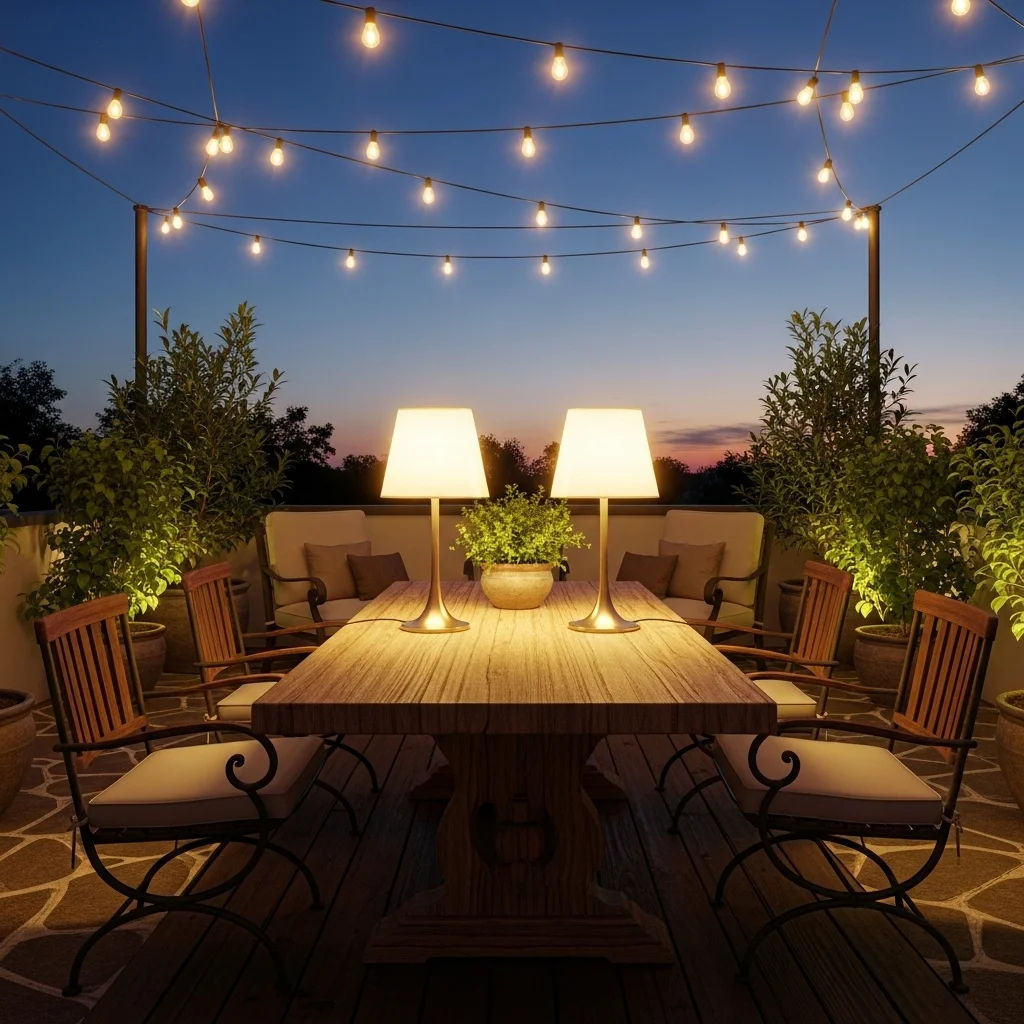 Outdoor Table Lamps