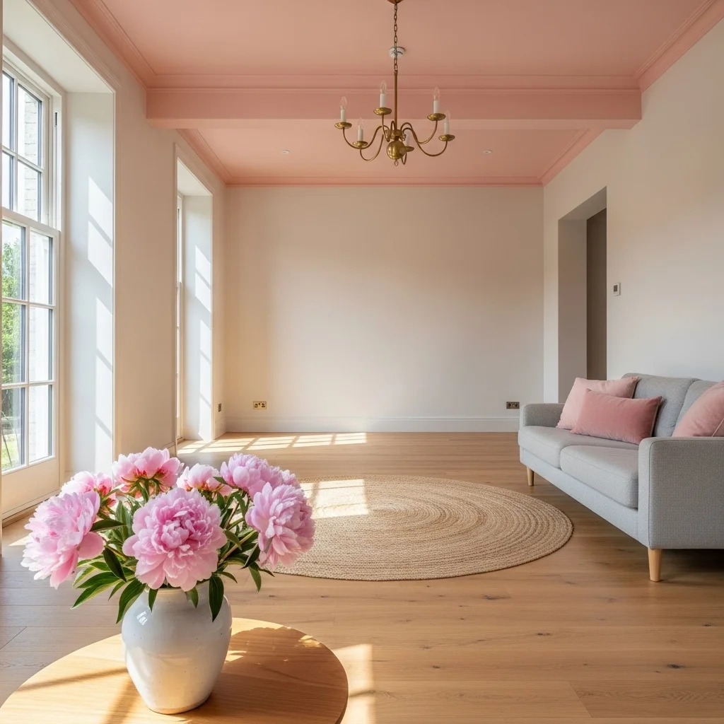 Paint the Ceiling a Soft Pastel for a Light, Airy Feel