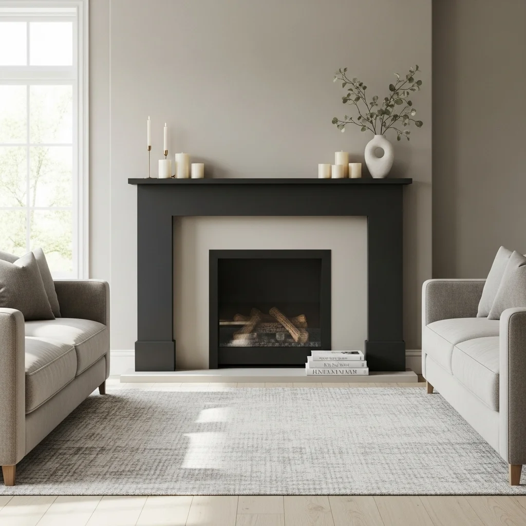 Paint the Mantel Only for a Subtle Pop