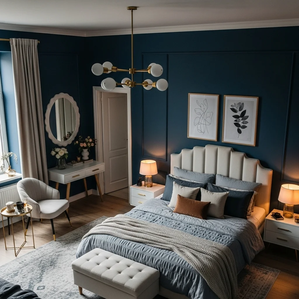  Paint the Walls in Deep Navy