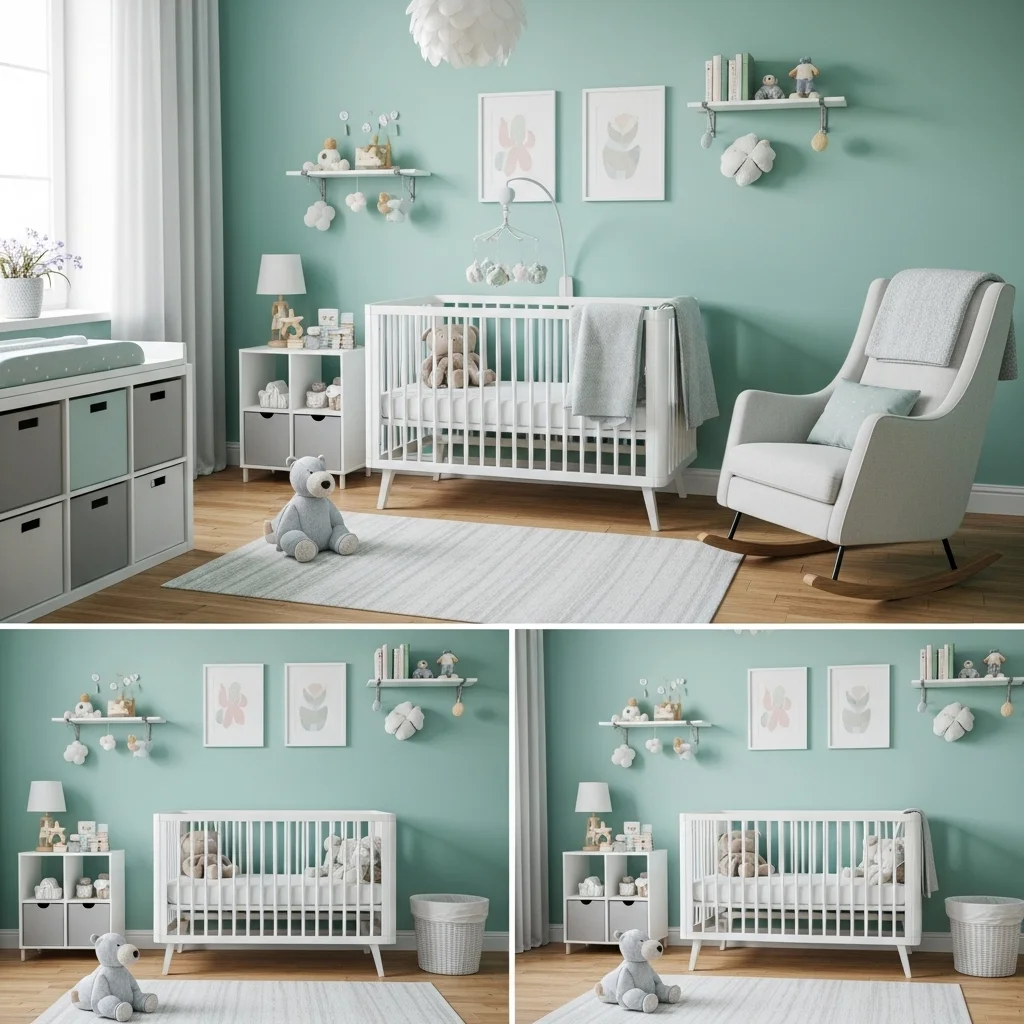 Paint the Walls in Soft Aqua Green