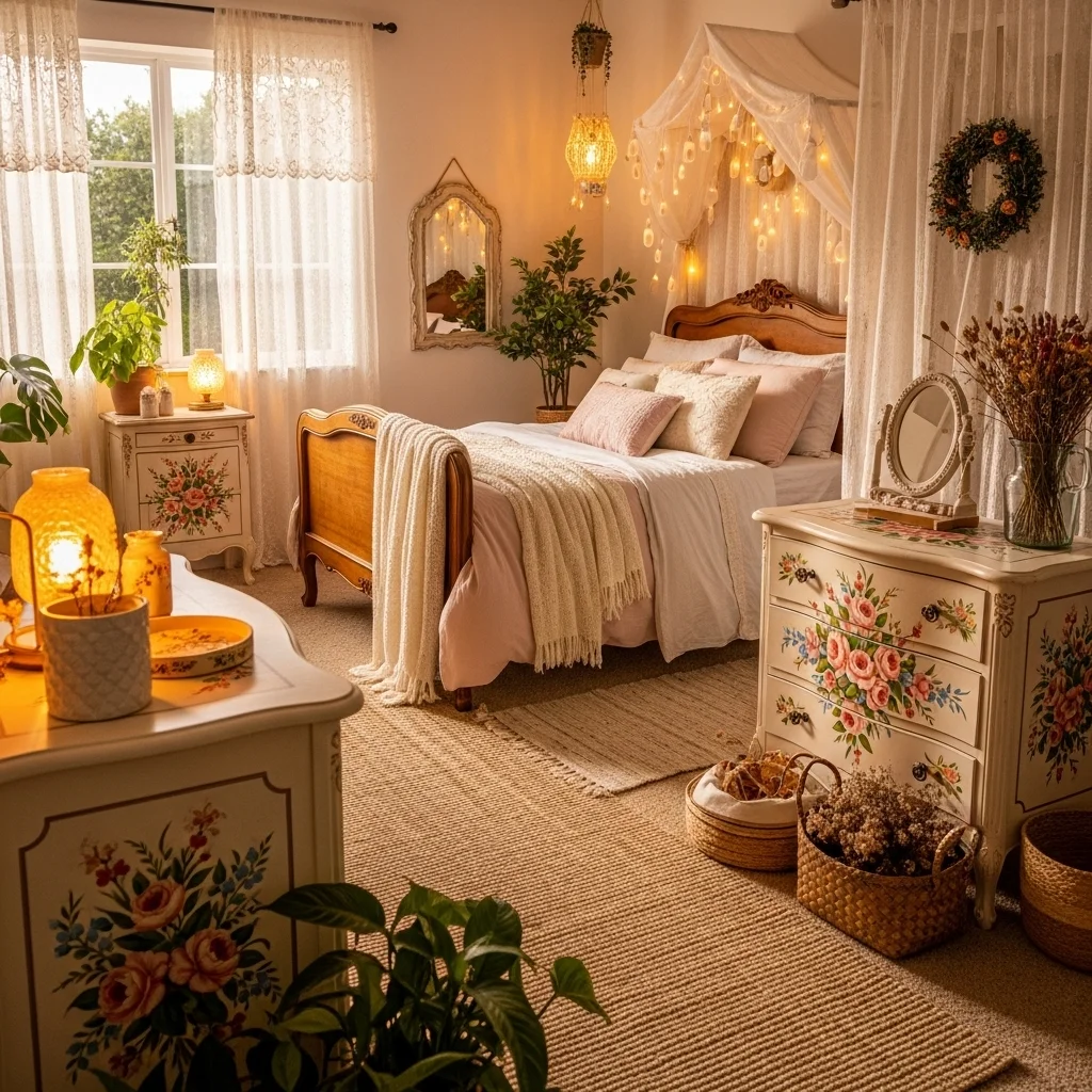  Painted Floral Furniture