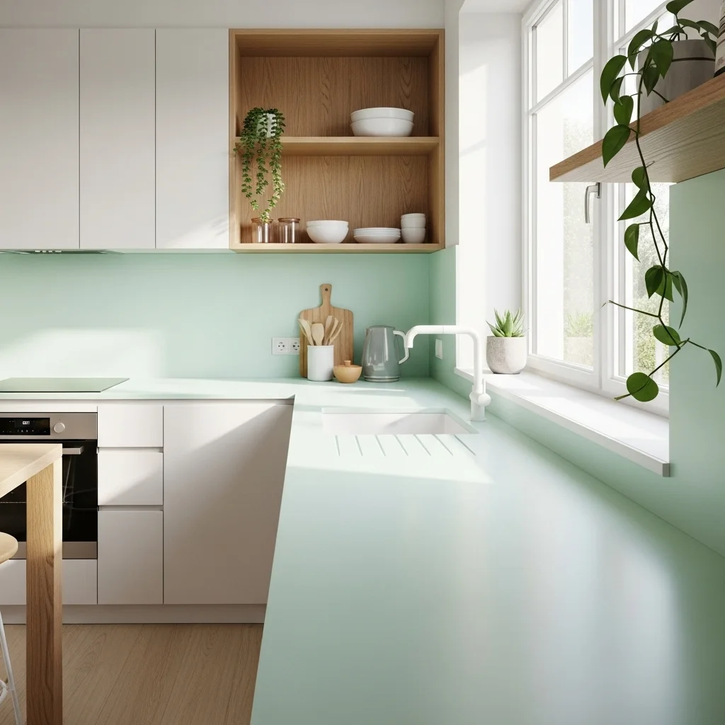  Pale Mint Counters for Light, Airy Freshness