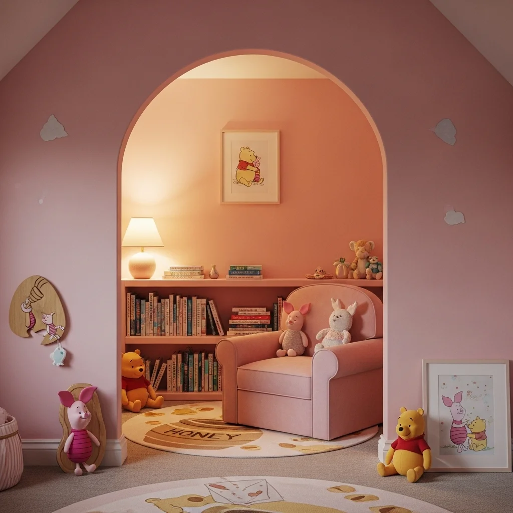 Piglet Pink Reading Alcove