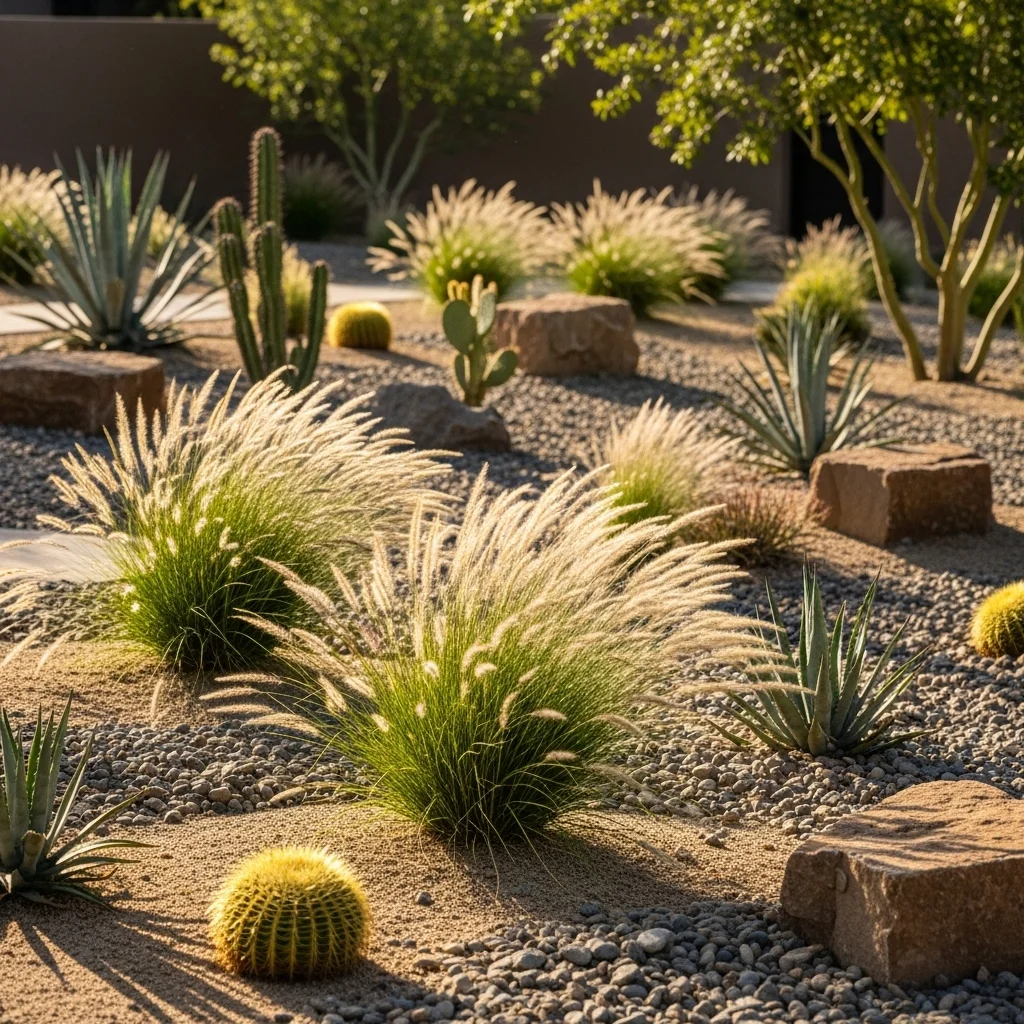 . Plant Ornamental Grasses for Soft Movement