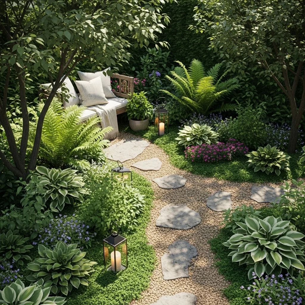 Plant a Shade-Loving Corner Garden