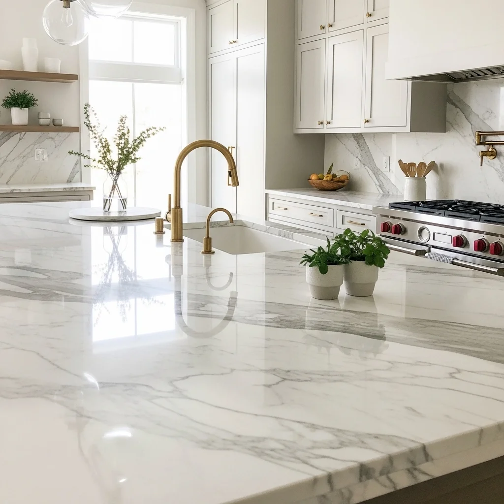  Polished Marble for a Luxe Finish