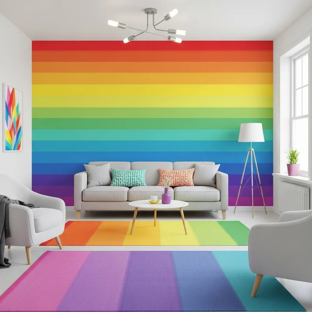  Rainbow Gradient Stripes