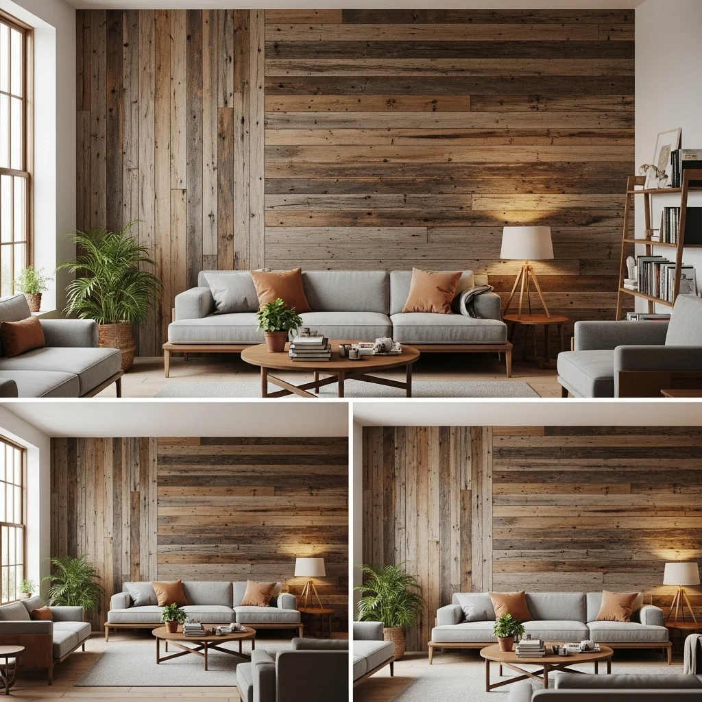 Reclaimed Wood Accent Wall