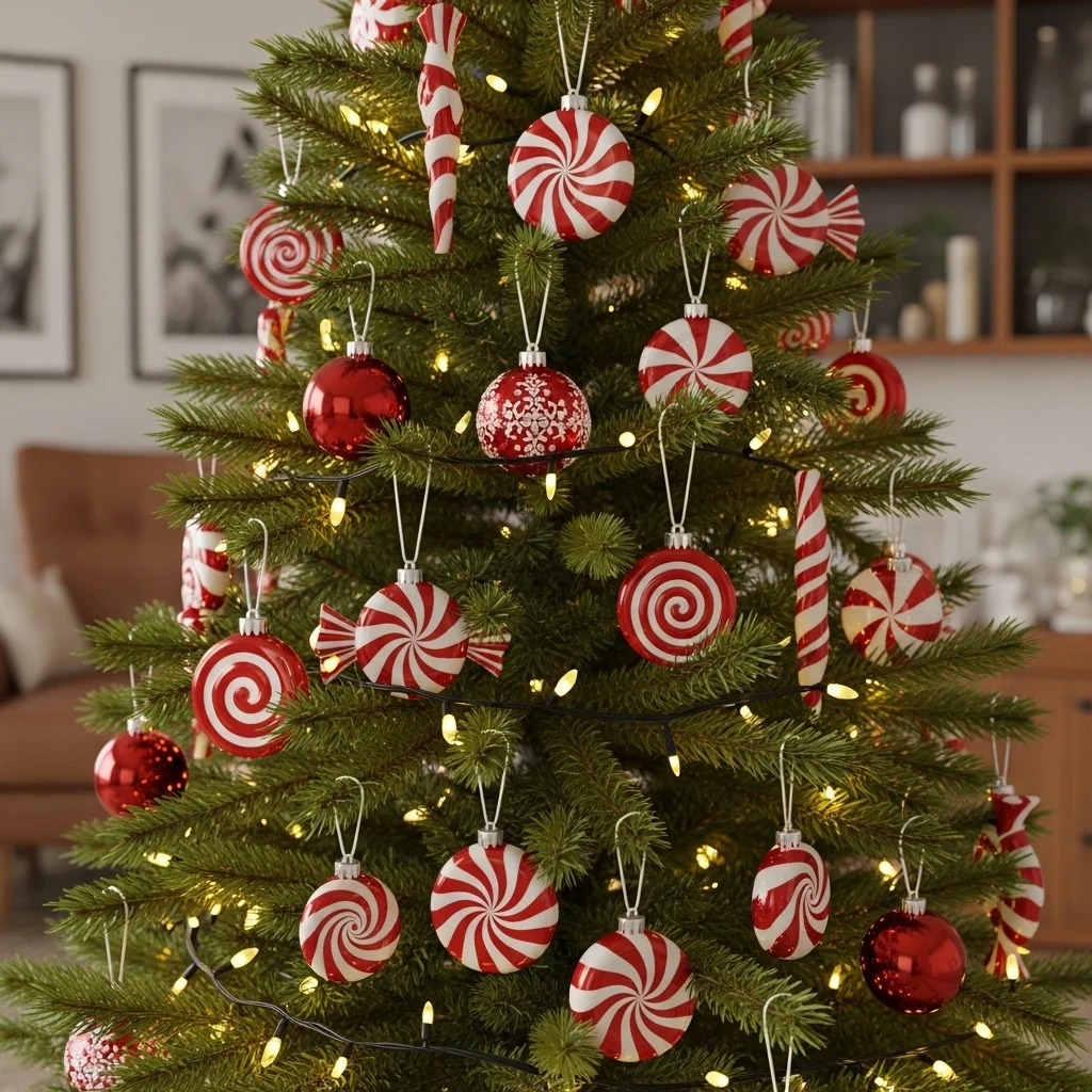 Red and White Candy and Sweet Treat Accents