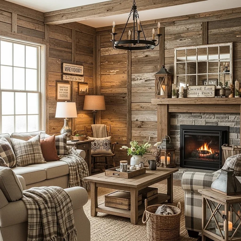 Rustic Barn Wood Paneling