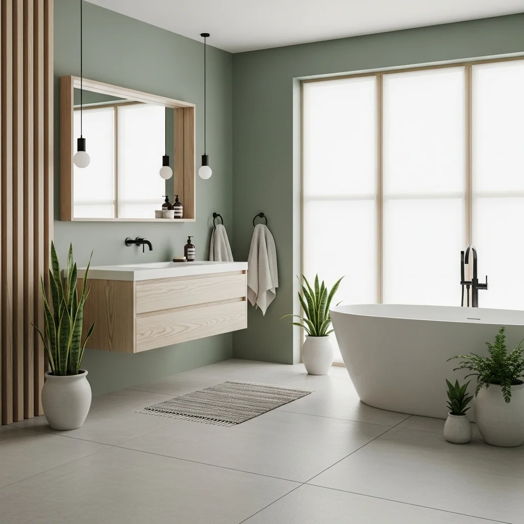 Scandinavian Pine and Sage Minimalist Wash