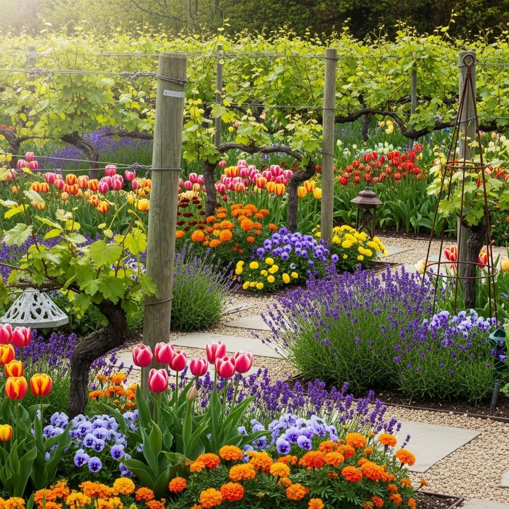 Seasonal Flower Interplanting