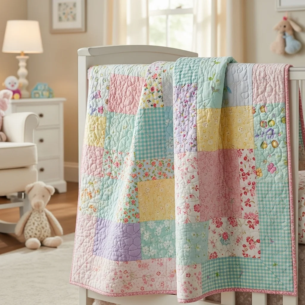 Sew Your Own Crib Quilt or Blanket