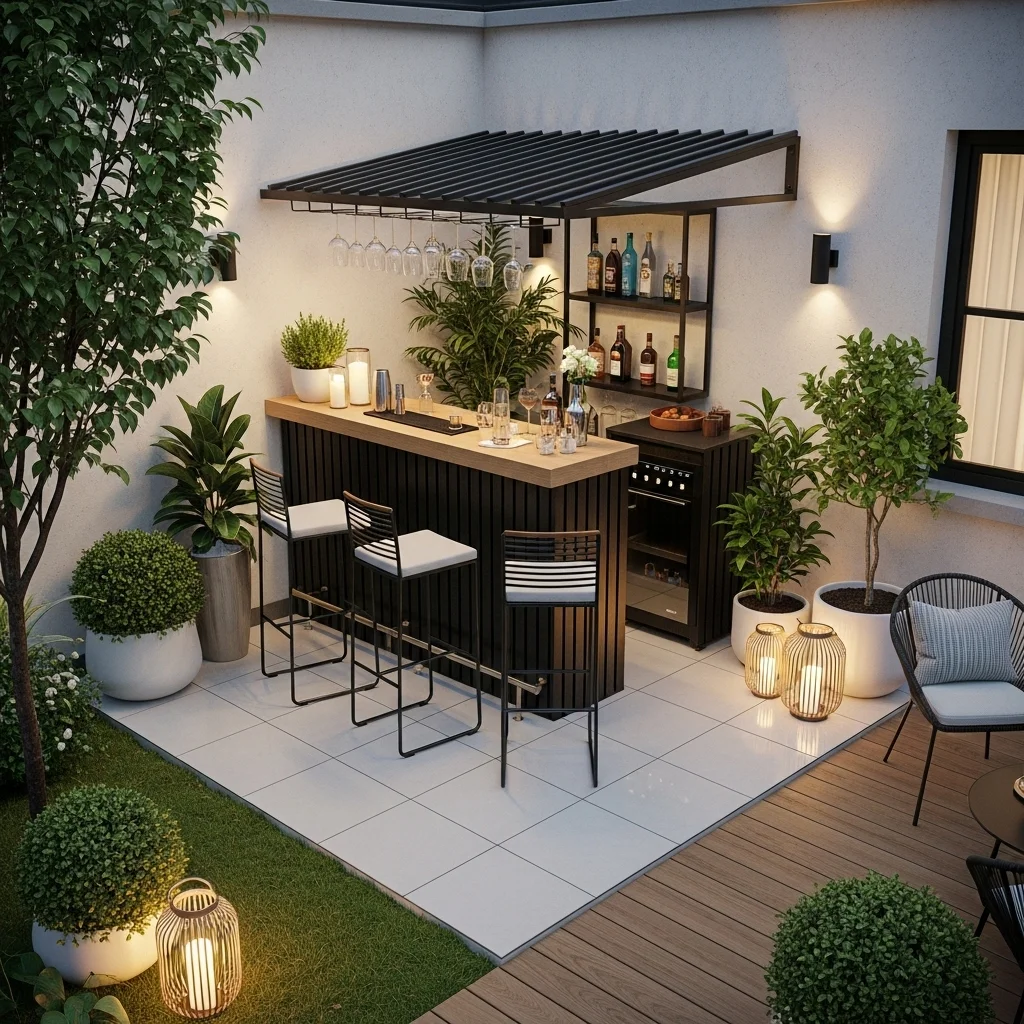 . Small Outdoor Bar Area