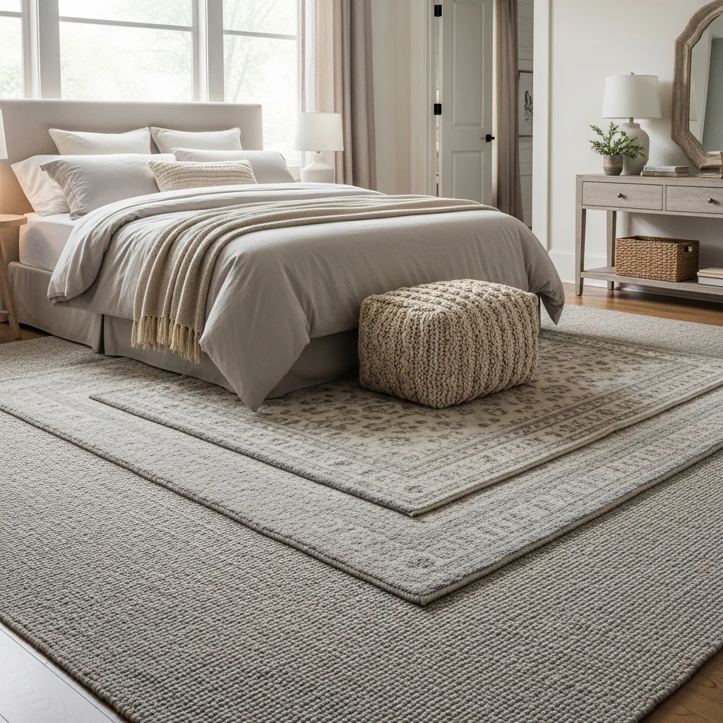 Soft, Layered Rugs