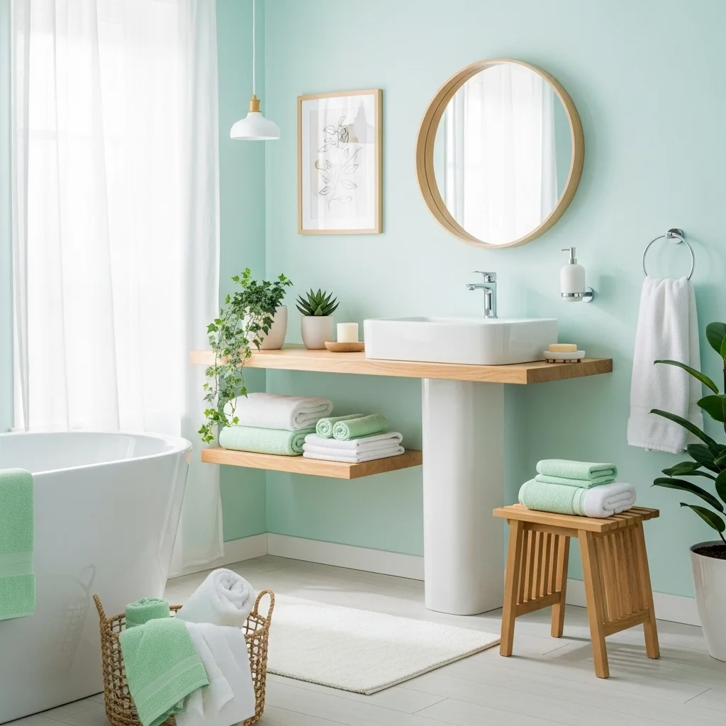  Soft Mint Pastel Freshness