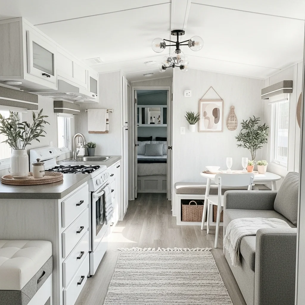 Soft White Walls to Brighten and Expand