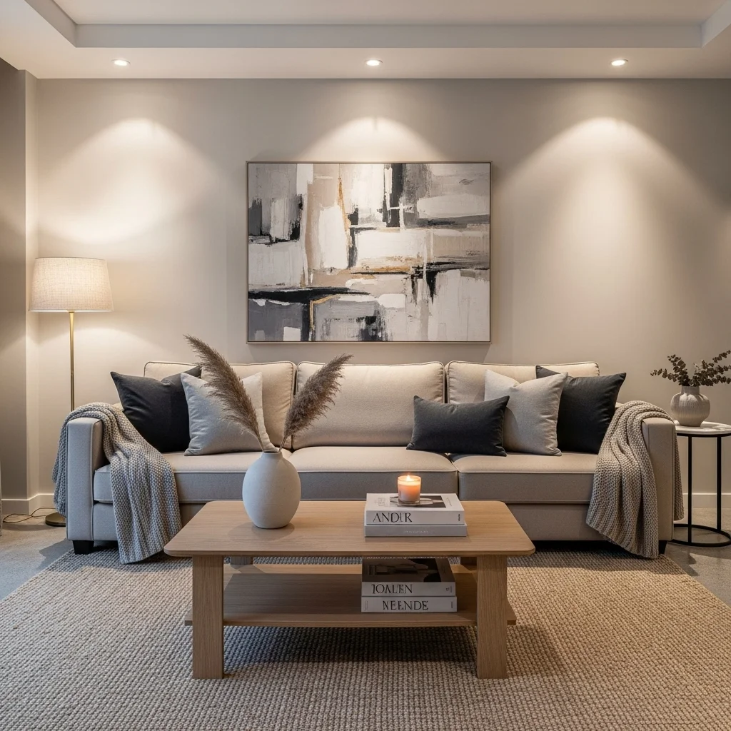  Statement Beige Sofa