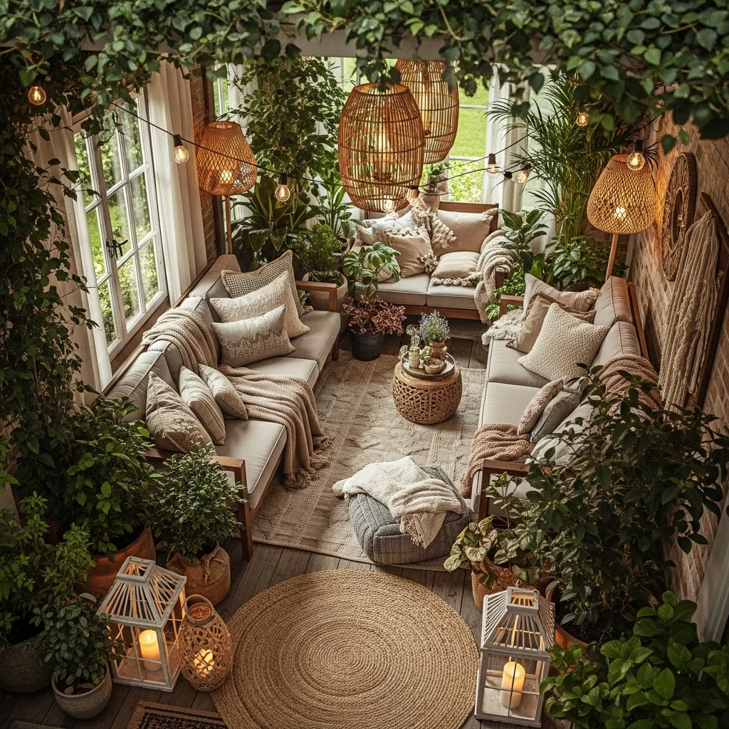  Style a Garden Room With Outdoor Sofas and Layered Textiles