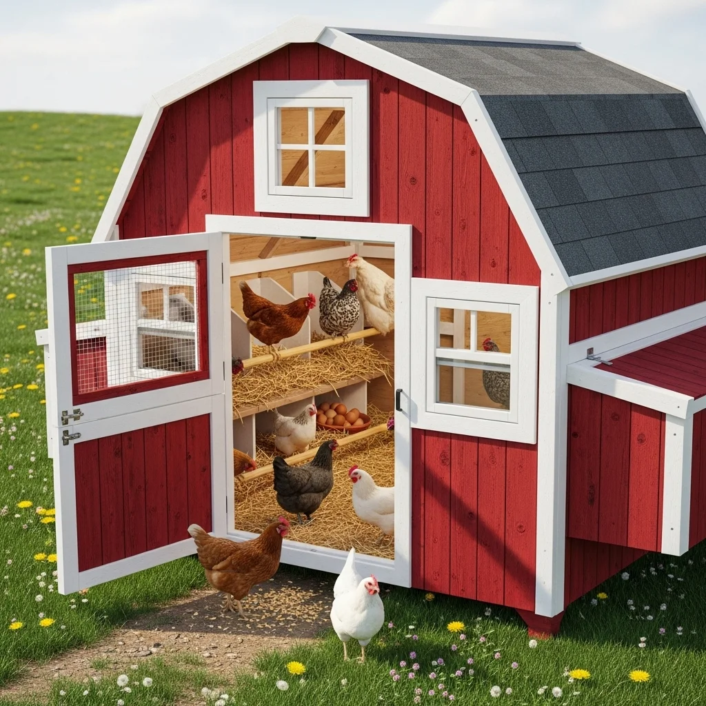 The Classic Barn Style Coop
