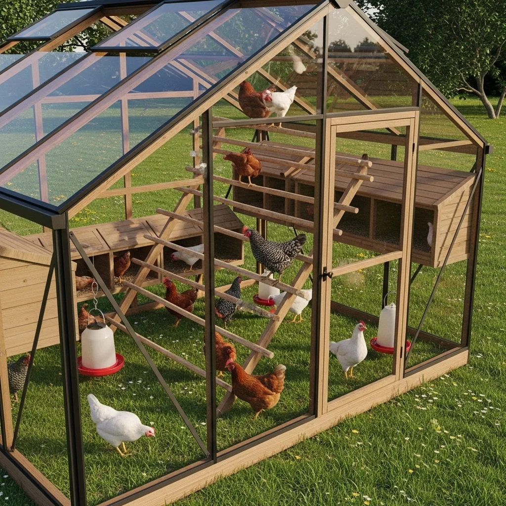 The Greenhouse Chicken Coop