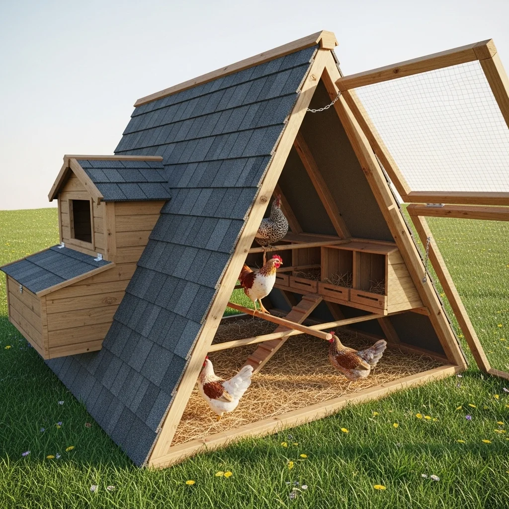 The Simple A-Frame Coop