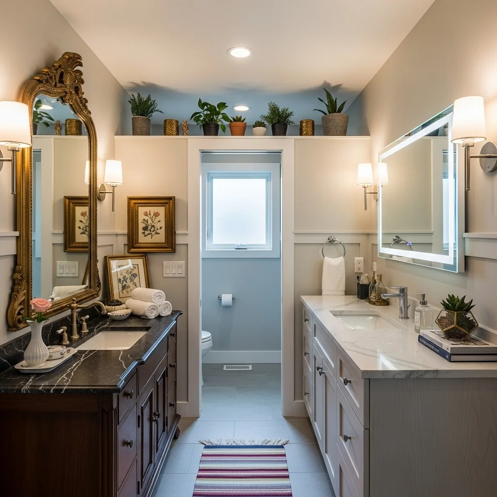 Try Contrasting Vanities for Personality