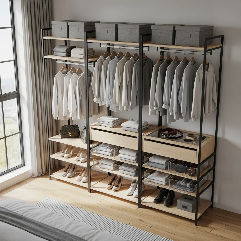Try a Freestanding Wardrobe