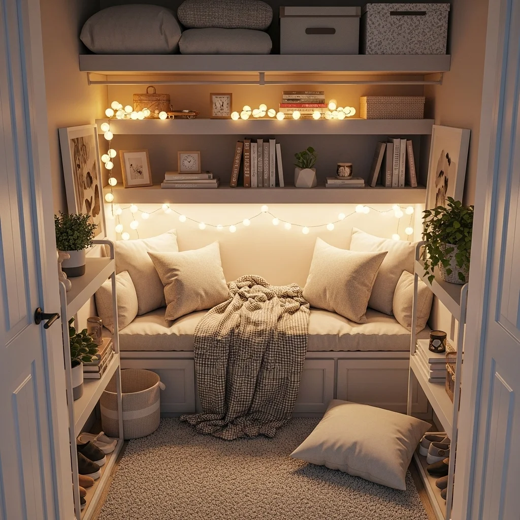  Turn a Closet into a Mini Retreat