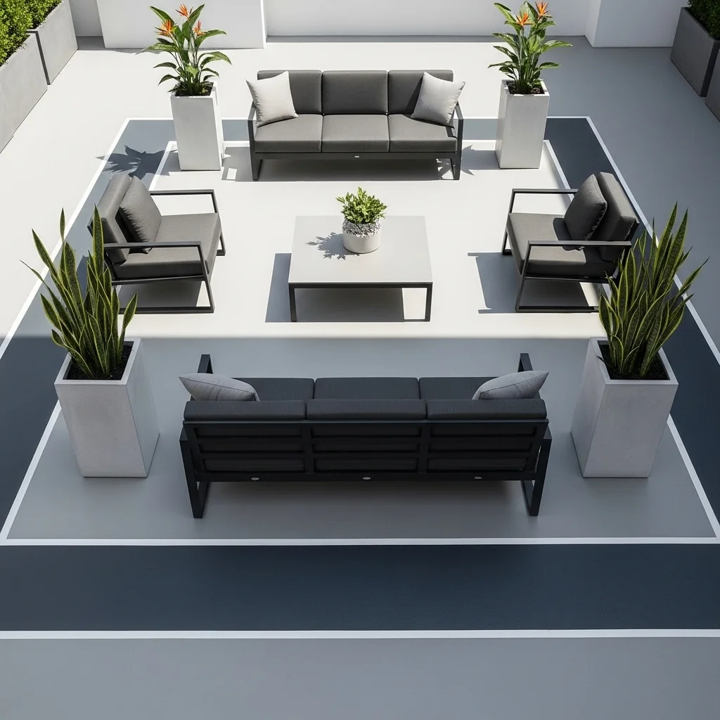 Two-Tone Border Design for Structured Style