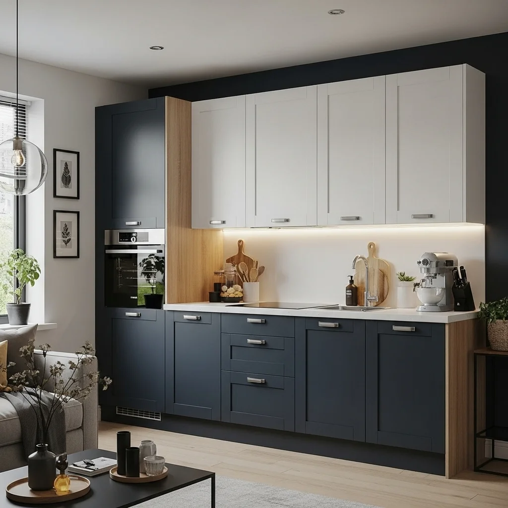 Two-Tone Cabinets for Modern Contrast