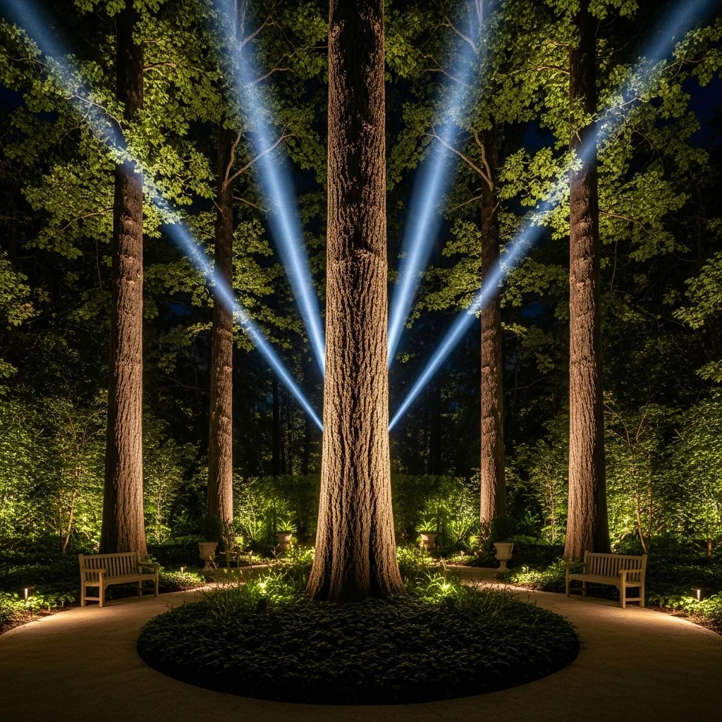 Uplighting Trees