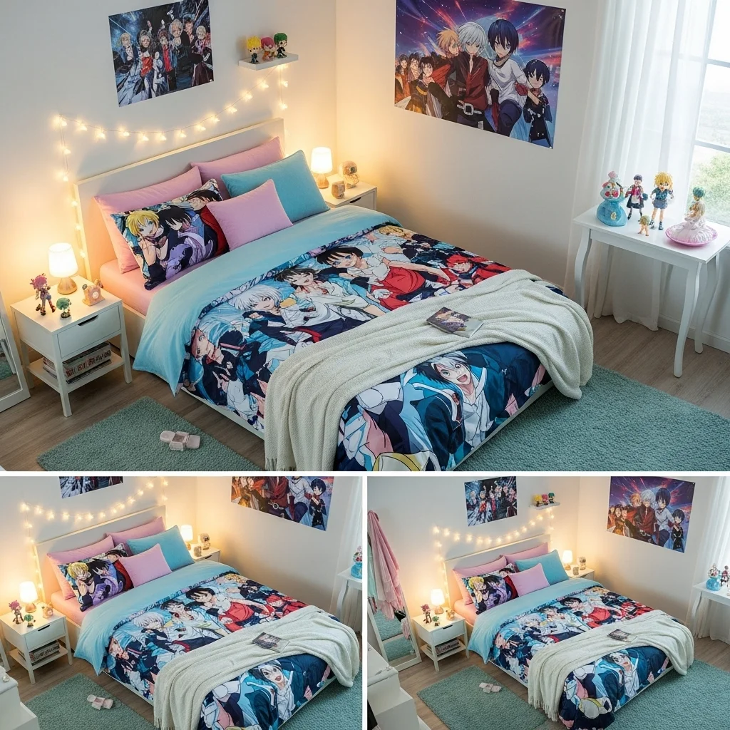  Use Anime-Themed Bedding