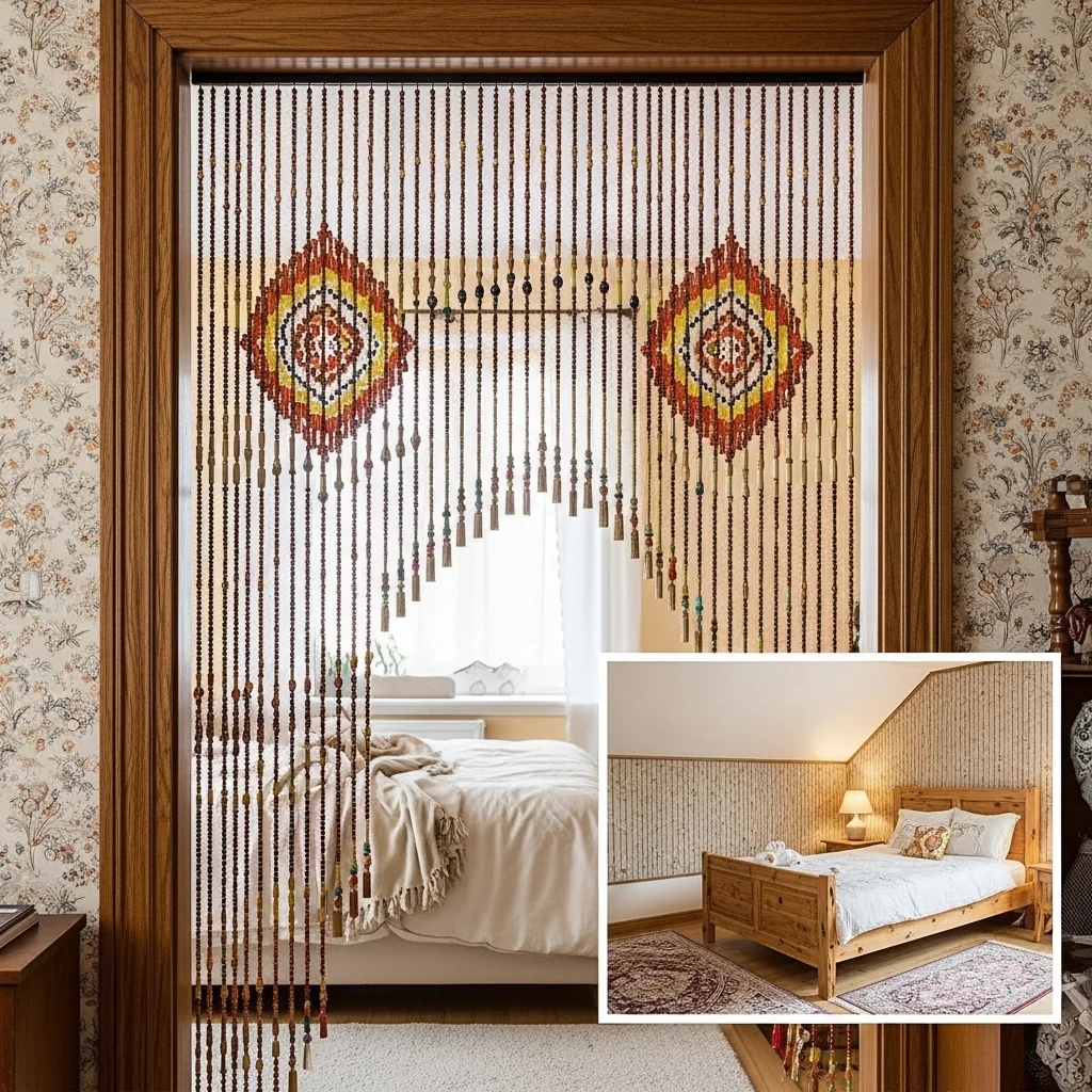  Use Beaded Curtains for a Retro Touch