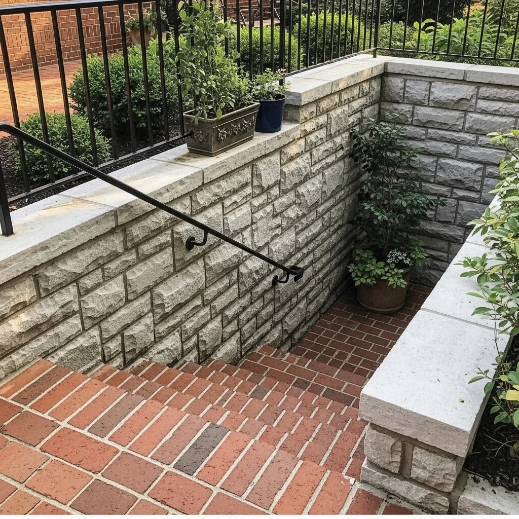 Use Brick Steps for Classic Architectural Texture