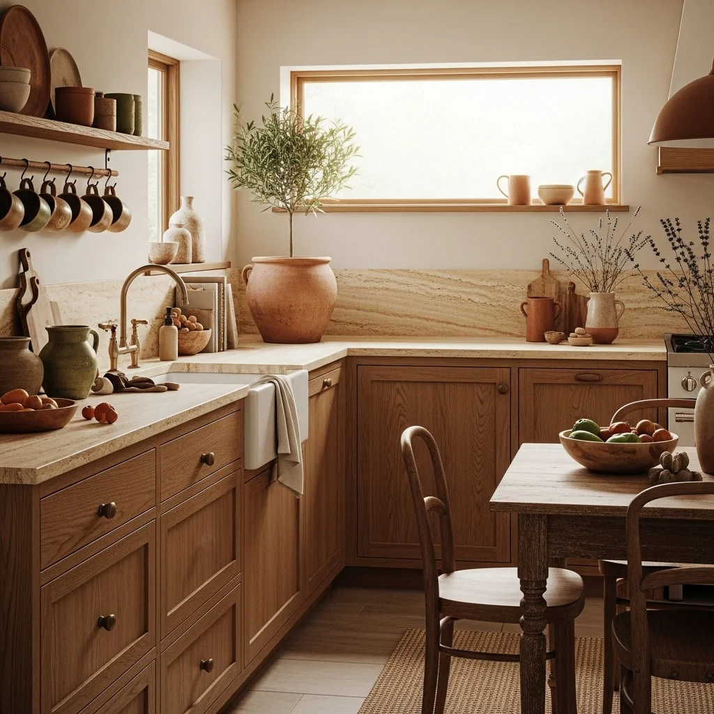 Use Earth-Toned Color Palettes