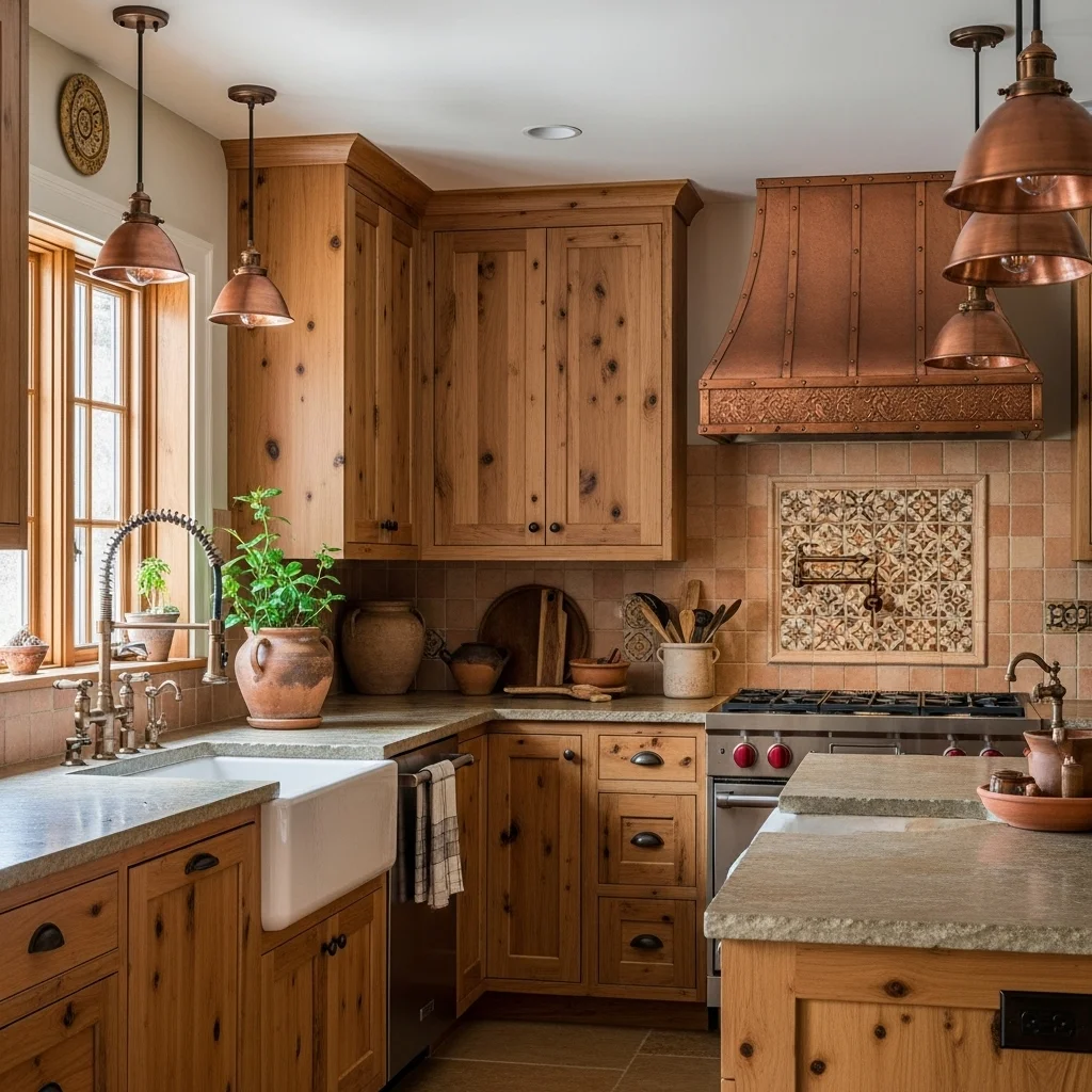 Use Earthy Metals for Accent