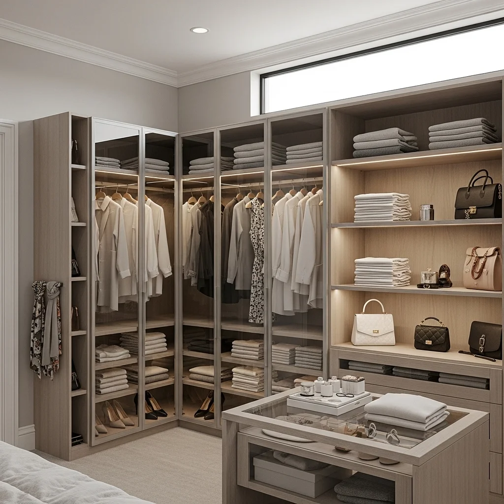 Use Glass-Front Cabinets