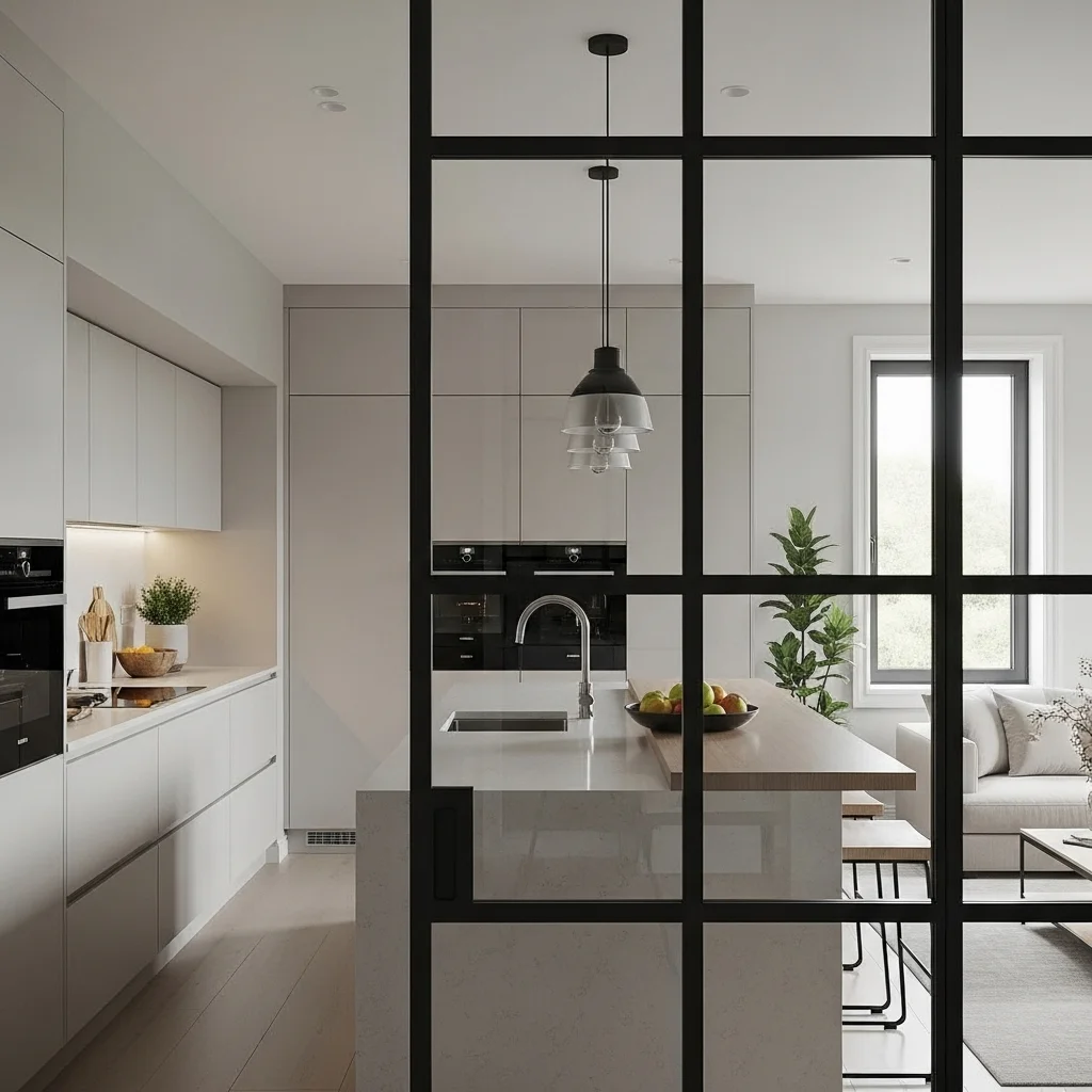 Use Glass Partitions for Transparency