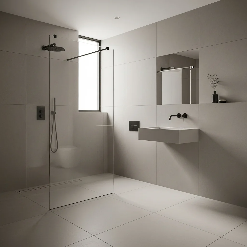 Use Large-Format Tiles for a Seamless Look