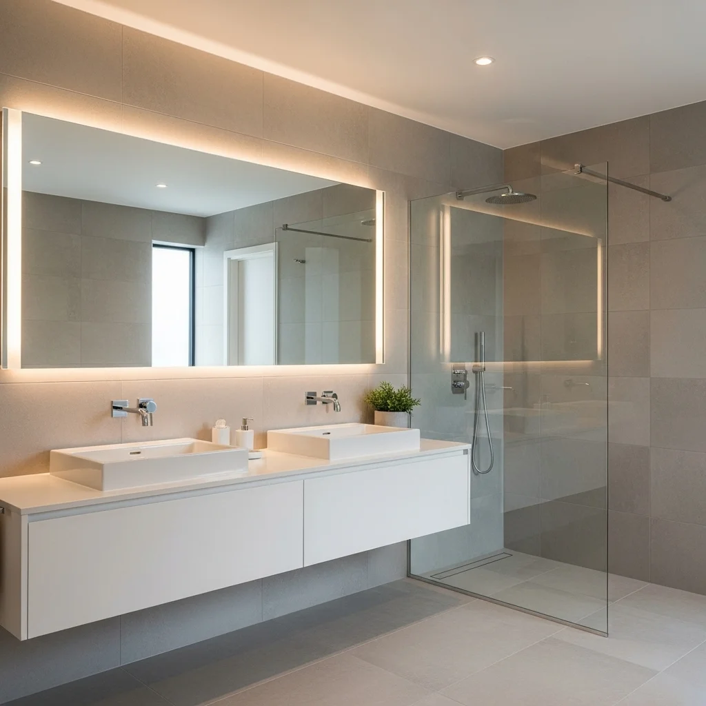  Use Large Mirrors to Create Space