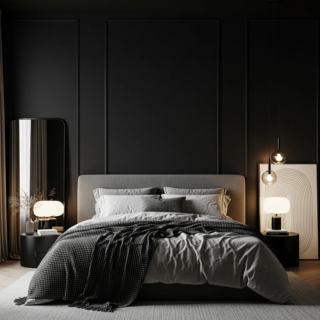 Use Matte Black Paint for a Soft, Velvety Look